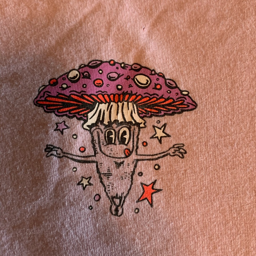ALab Trippy Mushroom Pink SS Tee
